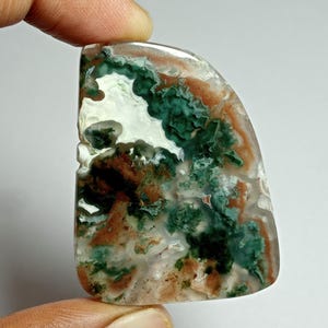 Slice Green Chalcedony Cabochons,Green Chalcedony Gemstone,Green Chalcedony Loose Stone,Green Chalcedony Semi Precious, 117Cts.  #40