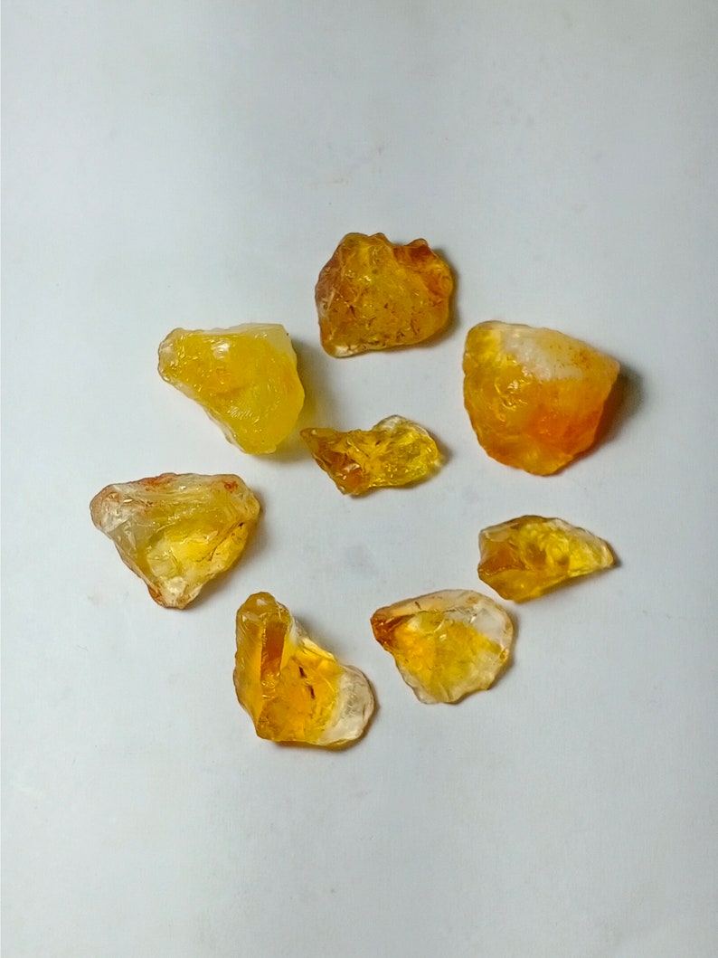 8 Pcs 172 Cts Lot Citrine Rough Cabochons,Lot Citrine Rough Gemstone,Lot Citrine Rough Loose Stone,Lot Citrine Rough Semi Precious