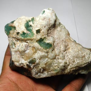 Rough Green Chalcedony Cabochon: Natural Loose Gemstone, 2405 Cts