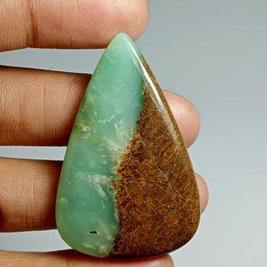 Chrysoprase Cabochons,Chrysoprase Gemstone,Loose Stone,Chrysoprase Semi Precious,Chrysoprase jewelry Making   59Cts. 47X30 MM #30