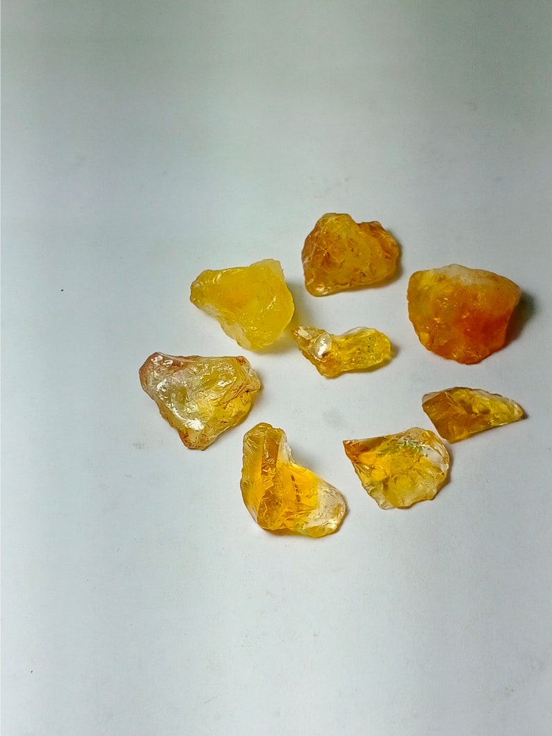 8 Pcs 172 Cts Lot Citrine Rough Cabochons,Lot Citrine Rough Gemstone,Lot Citrine Rough Loose Stone,Lot Citrine Rough Semi Precious