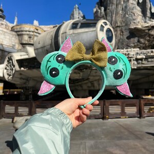 Grogu Inspired Mouse Ears