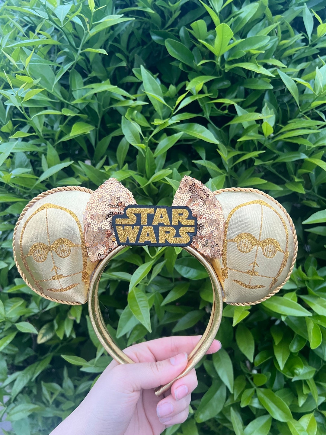 C3PO Star Wars Inspired Mouse Ears - Etsy