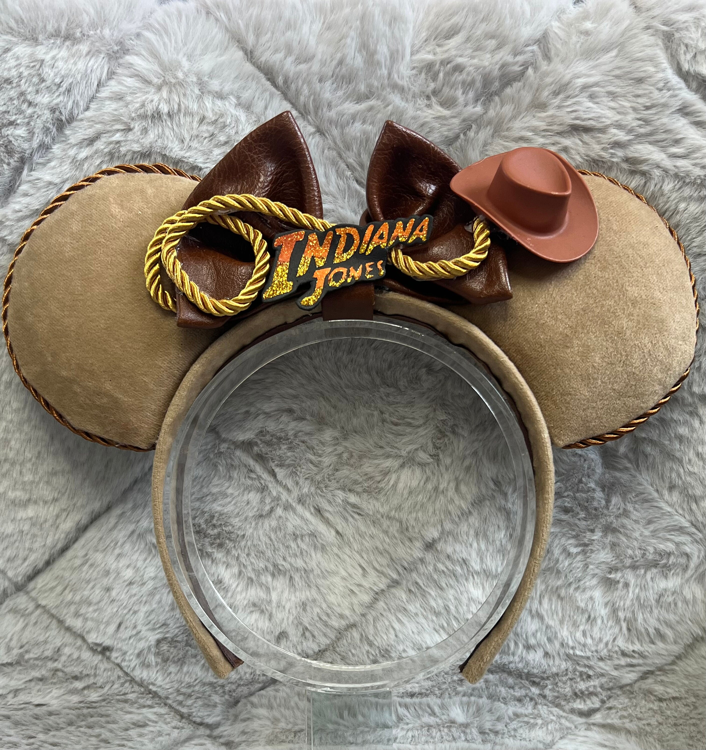 Handmade Indiana Jones Inspired Ear Headband with Bow il_fullxfull.2514003613_lwqp.jpg main image 4