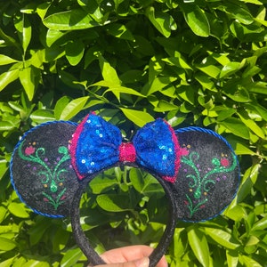 Anna Frozen Inspired Mouse Ears