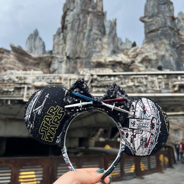 Star Wars Light Saber Inspired Mouse Ears