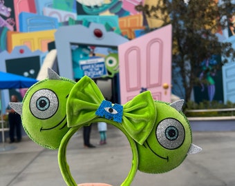 Mike Wazowski inspired Mouse Ears