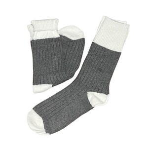 Cotton Wool Blend Socks: Cozy Knit Cabin Socks