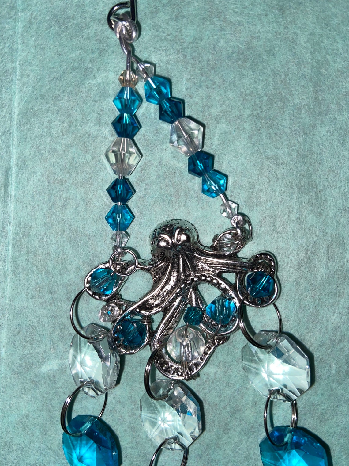 Handmade WireWrapped Octopus Suncatcher Etsy