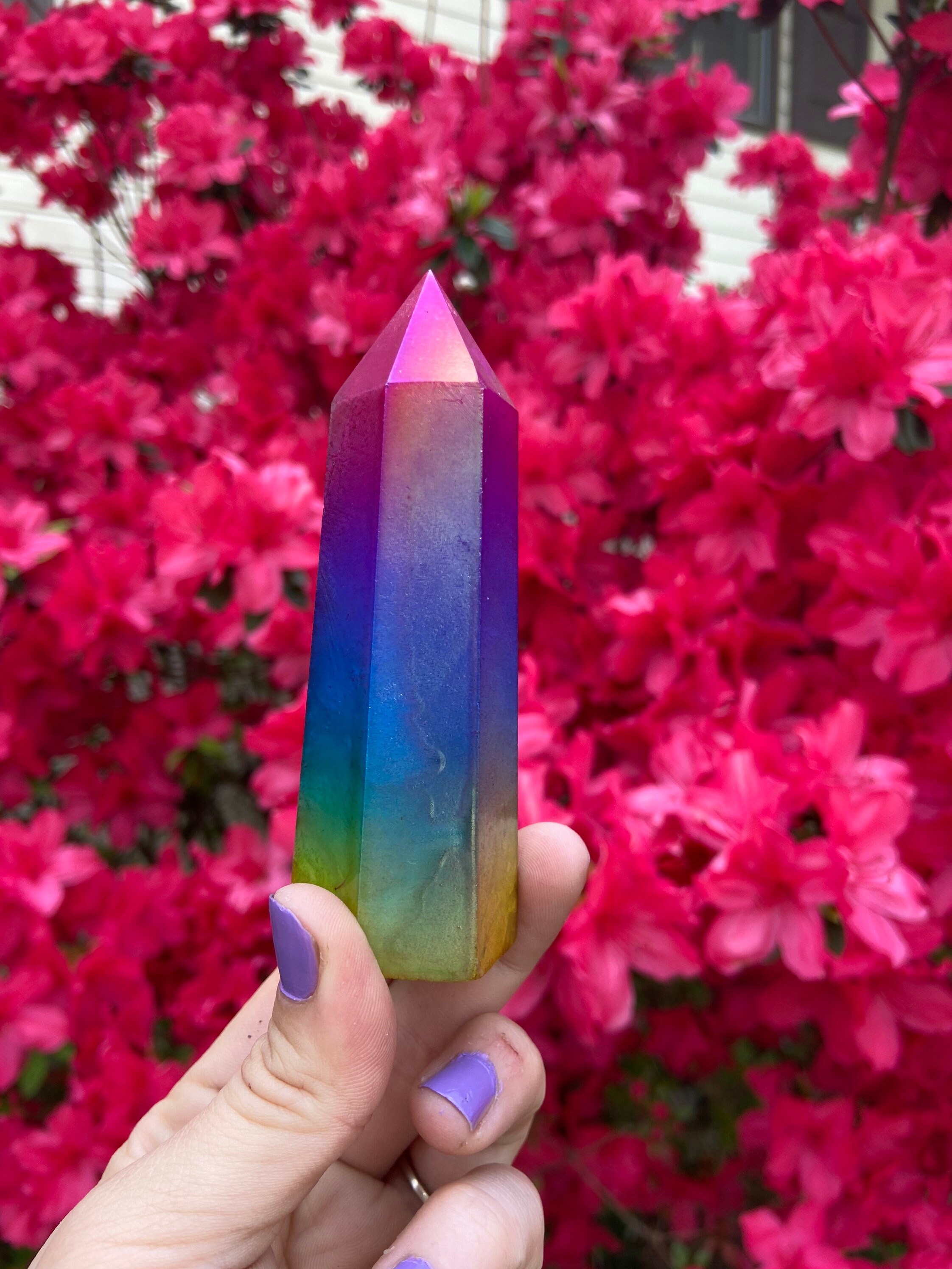 Angel Aura Crystal Towers Etsy