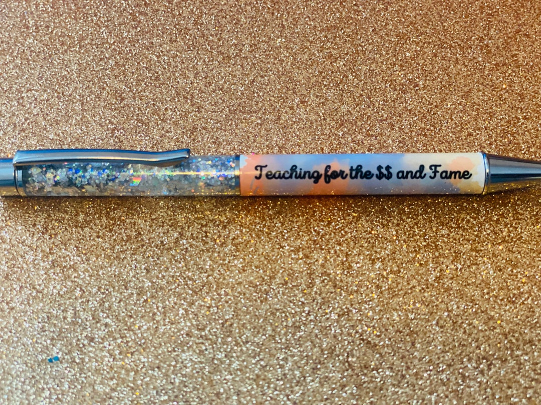 Teaching for Money and Fake Snow Globe Pen Etsy