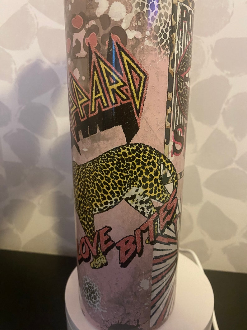 Def Leppard Holographic / Glitter 20 Oz Tumbler Etsy