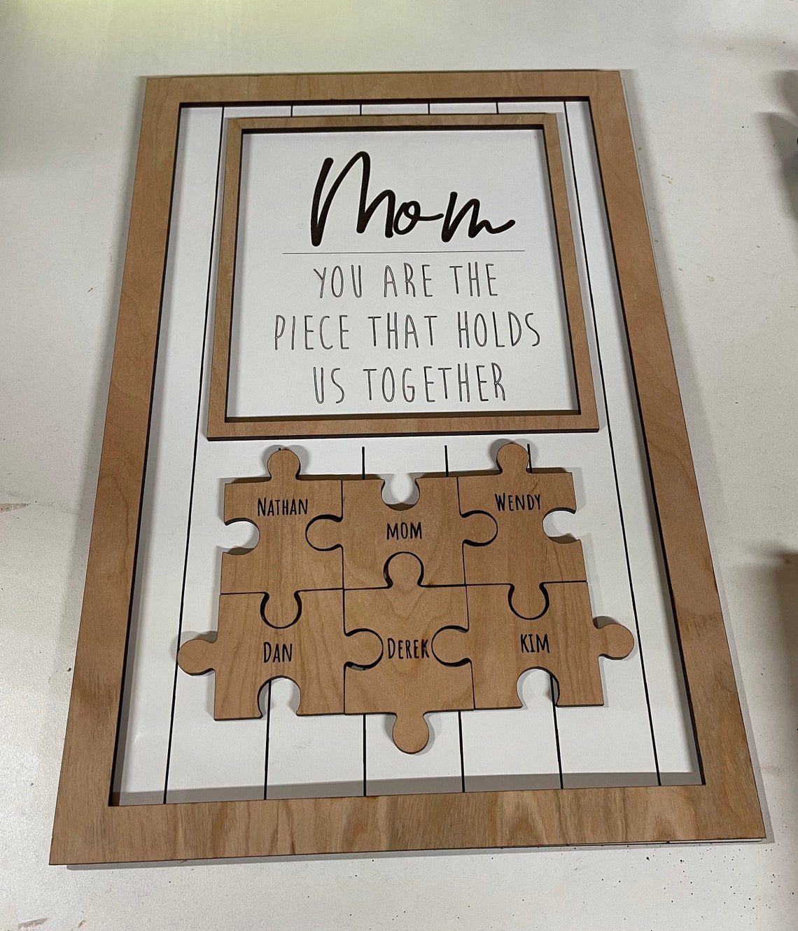 Mothers Day Puzzle Sign | Etsy