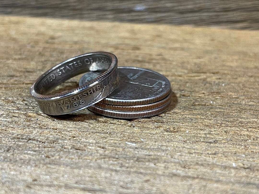 Quarter Ridges Ring State Quarter Coin Rings - Etsy Österreich