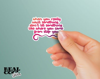 Motivational Sticker, Go For It Stickers, Inspirational Stickers