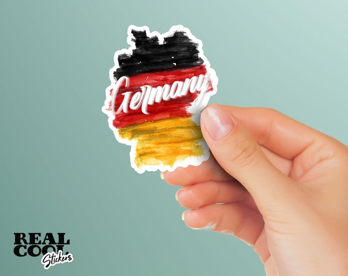 Germany Sticker | Germany Decal | Germany Flag Sticker - Etsy