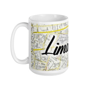 Lima City Map Mug | Lima Peru Coffee Mug | Peru Mug
