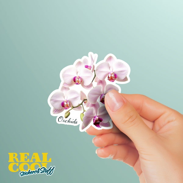 Orchids Sticker | Orchid Sticker | Flower Stickers