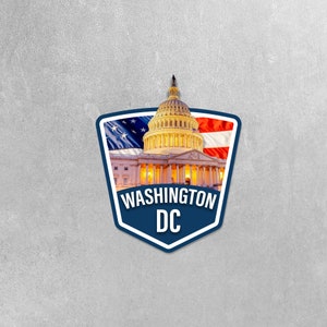 Washington DC Sticker | US Capital Sticker | DC Stickers