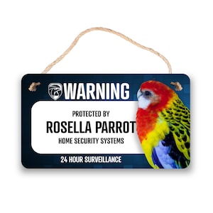 Rosella Papagei Sicherheitsschild | Rosella Papagei Zeichen | Rosella Papagei