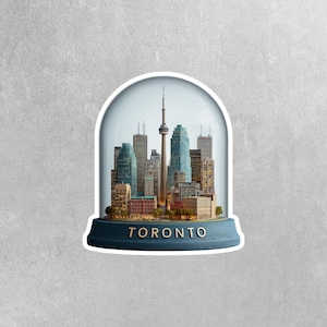 Toronto Sticker | Toronto, Canada Sticker | Toronto In A Glassdome Decal