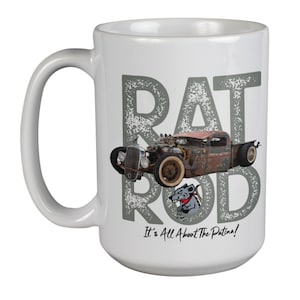 Rat Rod Mug | Rat Rod Coffee Mug | Rat Rod Cups