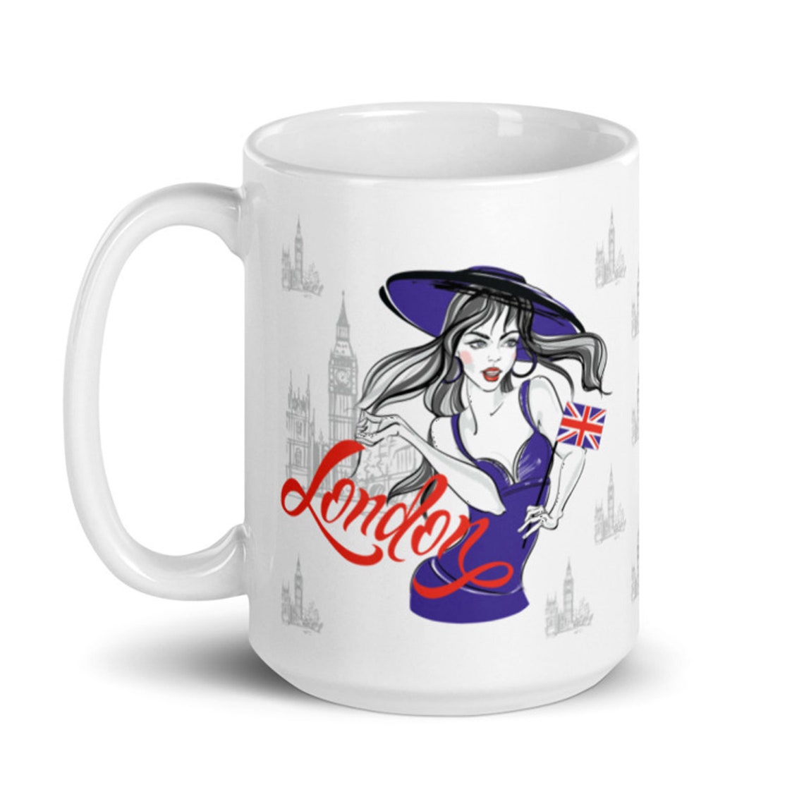 London Mug London Coffee Mug England Mug Etsy