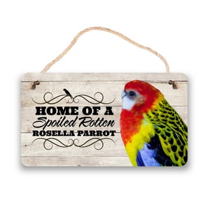 Rosella Papagei Zeichen | Haus eines Rosella Papageis Zeichen | Rosella Papagei