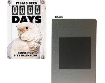 Goffins Cacatúa Refrigerador Imán / Imán de Cacatúa