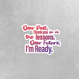 Motivational Sticker | Inspirational Stickers | Life Lesson Sticker