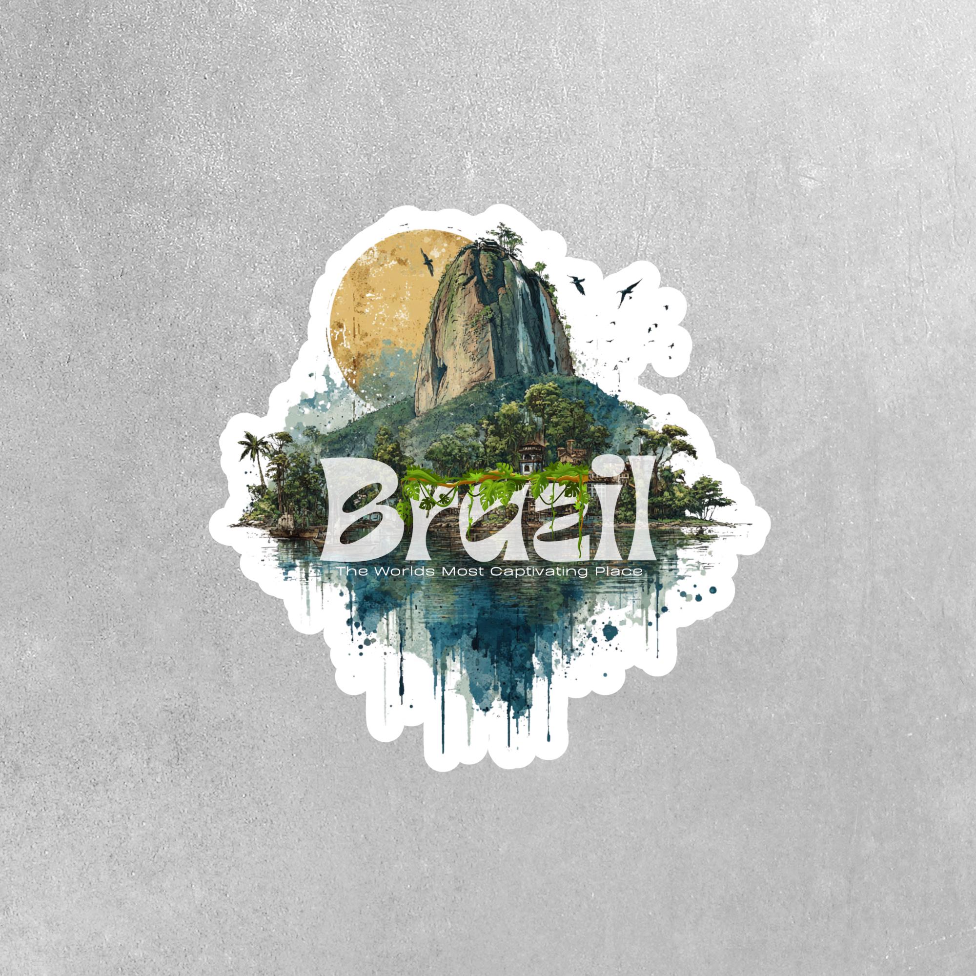 Sticker B Rasil Brazil Sticker | Brazil Decal | South America Sticker - Etsy
