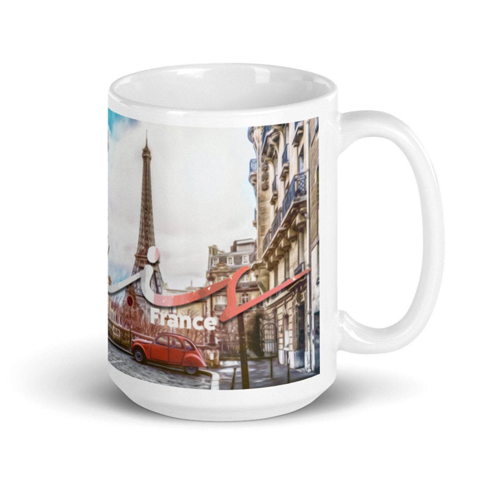Paris Mug Paris Coffee Mug France Mug Etsy