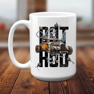 Rat Rod Mug | Rat Rod Coffee Mug | Rat Rod Graphic Mug
