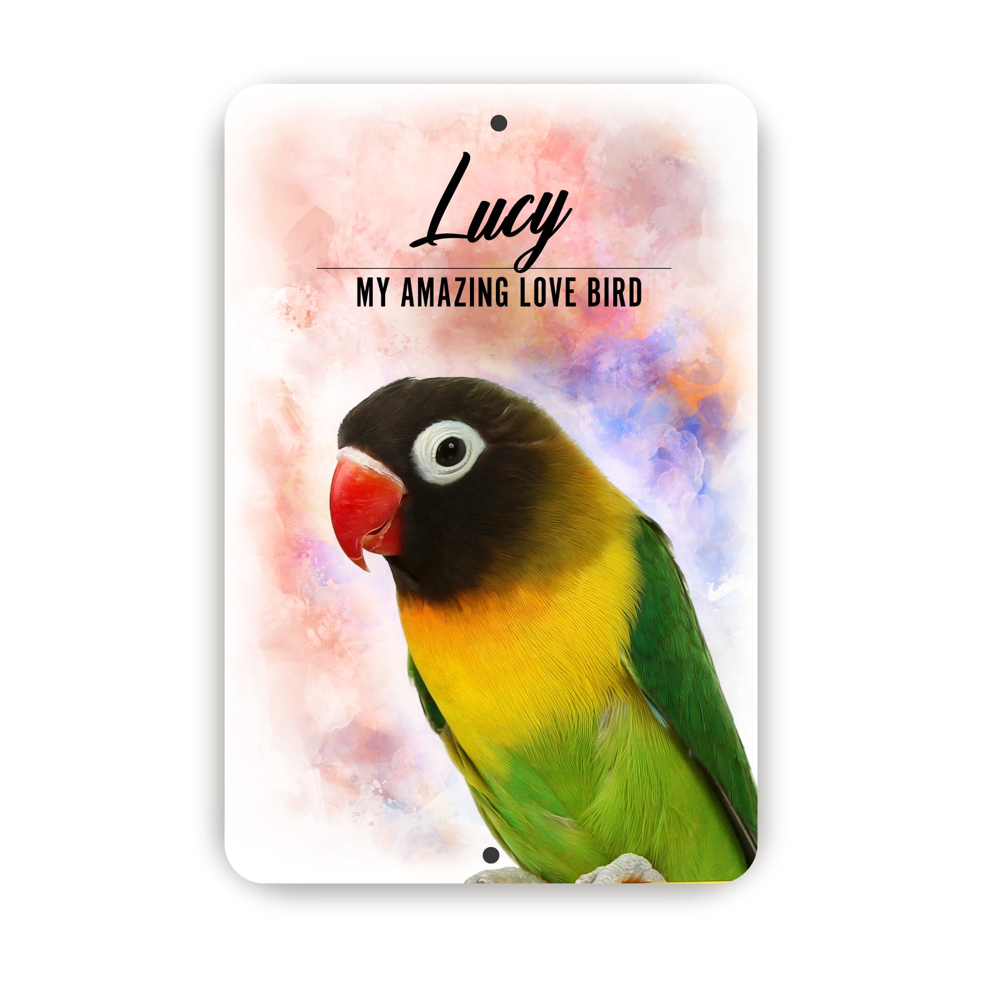 Personalized Love Bird Sign | Personalized Name Love Bird Sign - Etsy