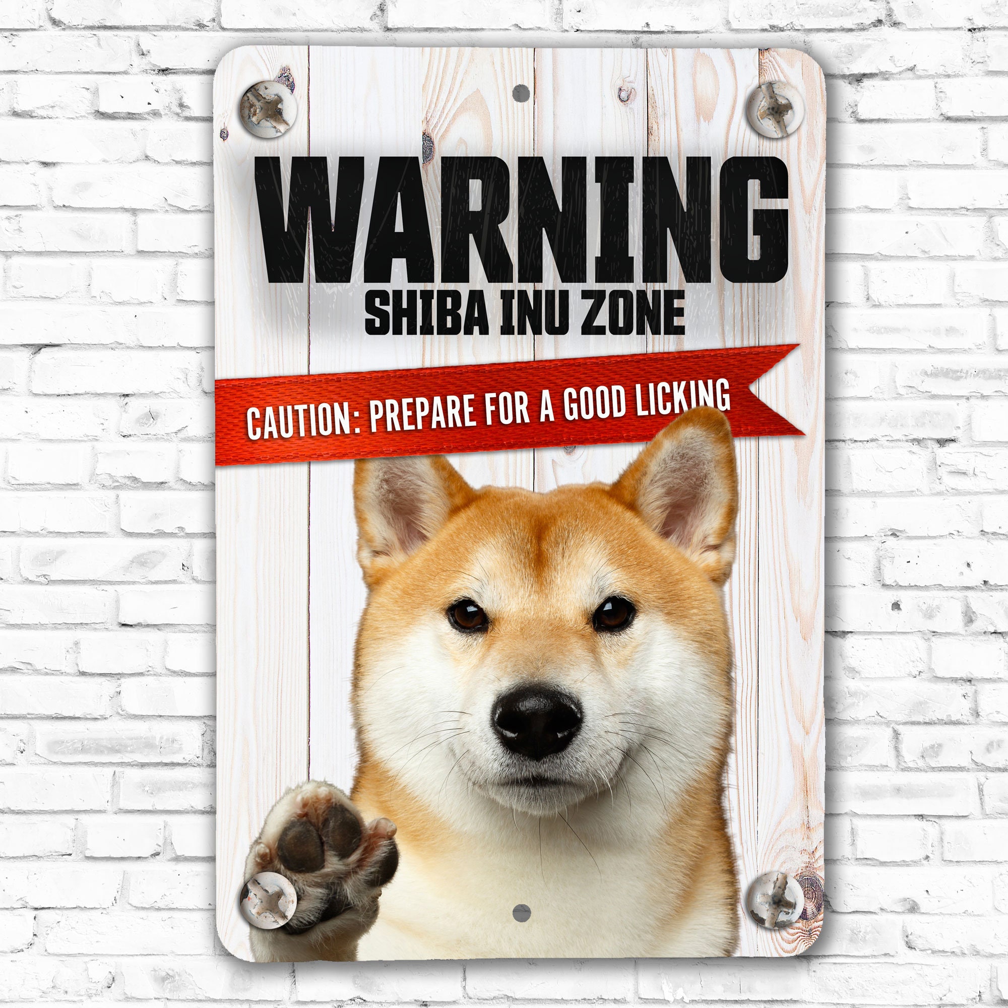 Warning Shiba-inu Zone Sign | Shiba-inu Sign | Shiba-inu Gift - Etsy New  Zealand