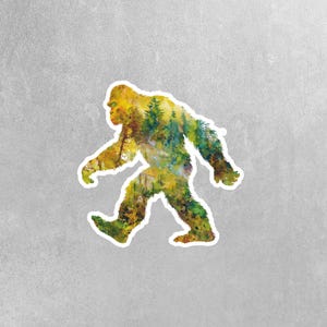 Sasquatch Sticker | Big Foot Sticker | Sasquatch Decal