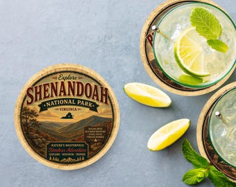 Shenandoah National Park Ceramic Coaster – 4" Round