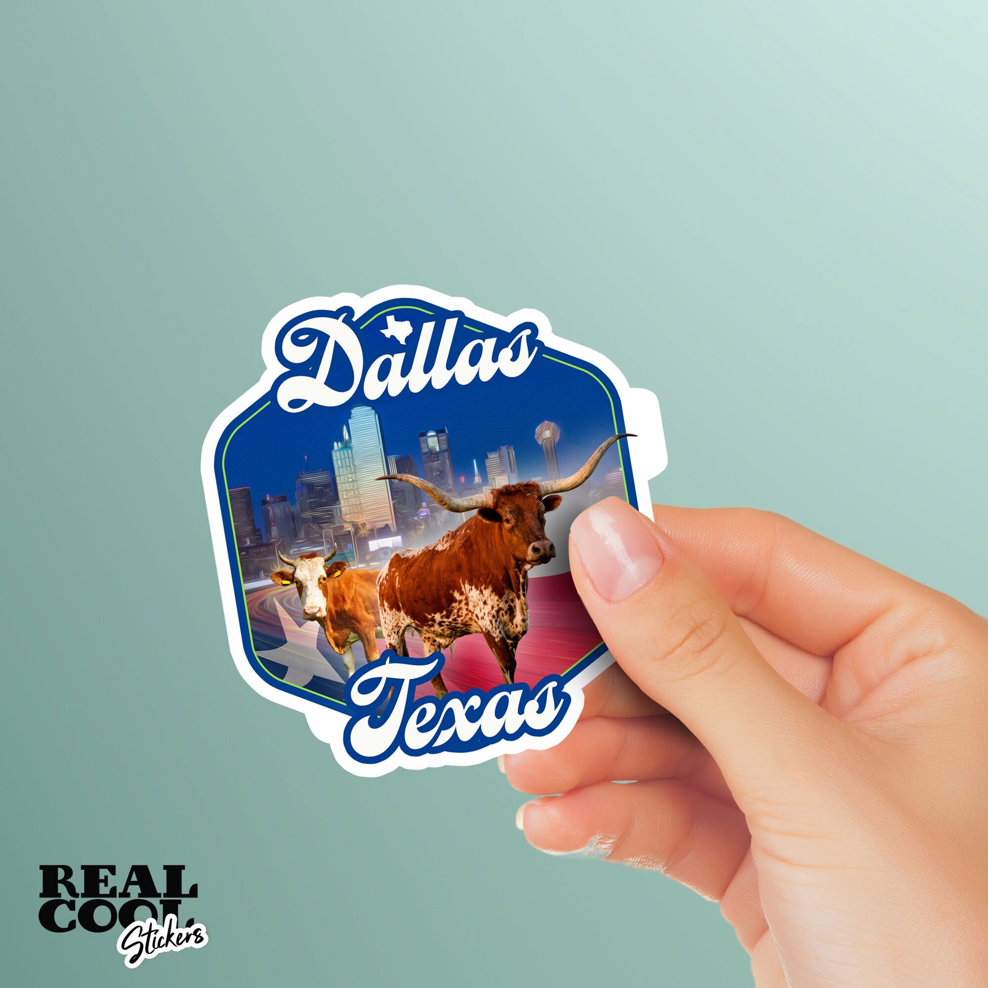 Small Dallas Sticker Dallas Sticker | Dallas Texas Sticker - Etsy
