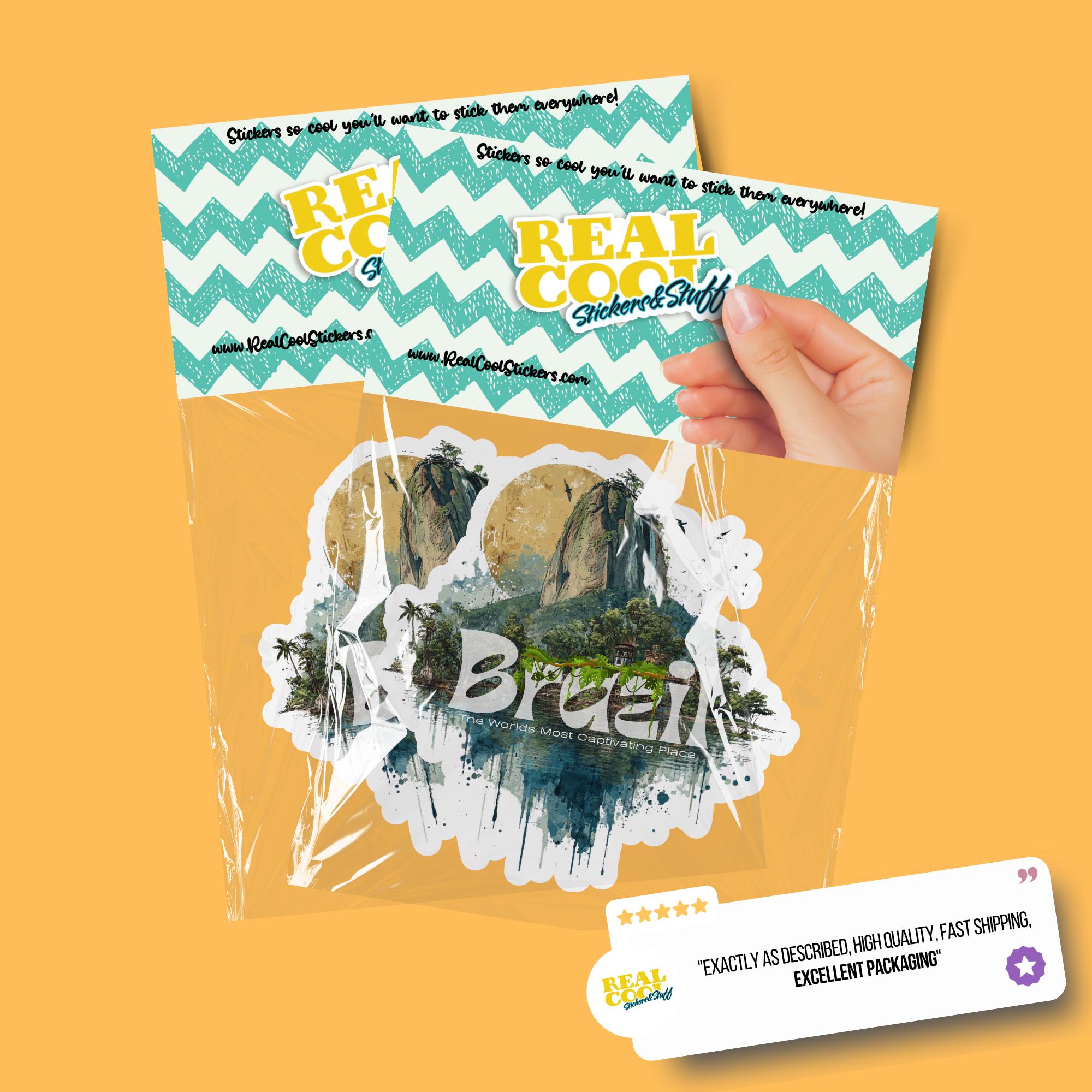Brazil Sticker | Brazil Decal | South America Sticker - Etsy