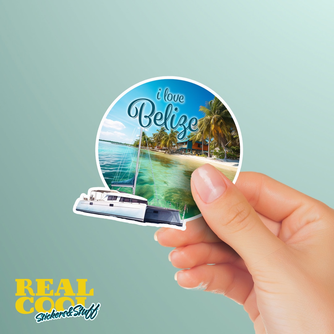 Belize Sticker Belize Decal Belize Beach Sticker - Etsy