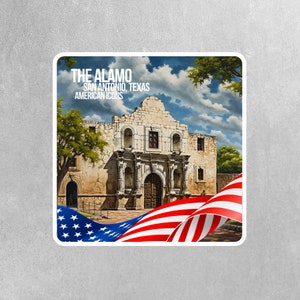 The Alamo Sticker | Alamo Sticker | American Icons Sticker