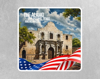 The Alamo Sticker | Alamo Sticker | American Icons Sticker
