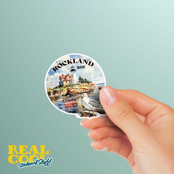 Rockland Maine Sticker | Maine Sticker | Rockland Sticker