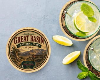 Great Basin National Park Ceramic Coaster – 4" Round