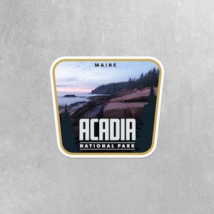 Acadia National Park Sticker - Acadia Park Maine Sticker - Travel Stickers - National Parks Sticker