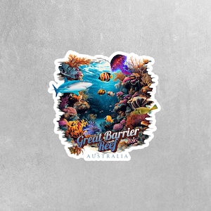 Great Barrier Reef Sticker | Australia Sticker | Australia Reef Decal