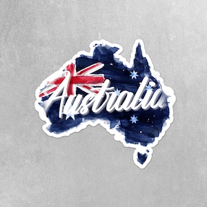 Australia Sticker | Australia Decal | Australia Flag Sticker