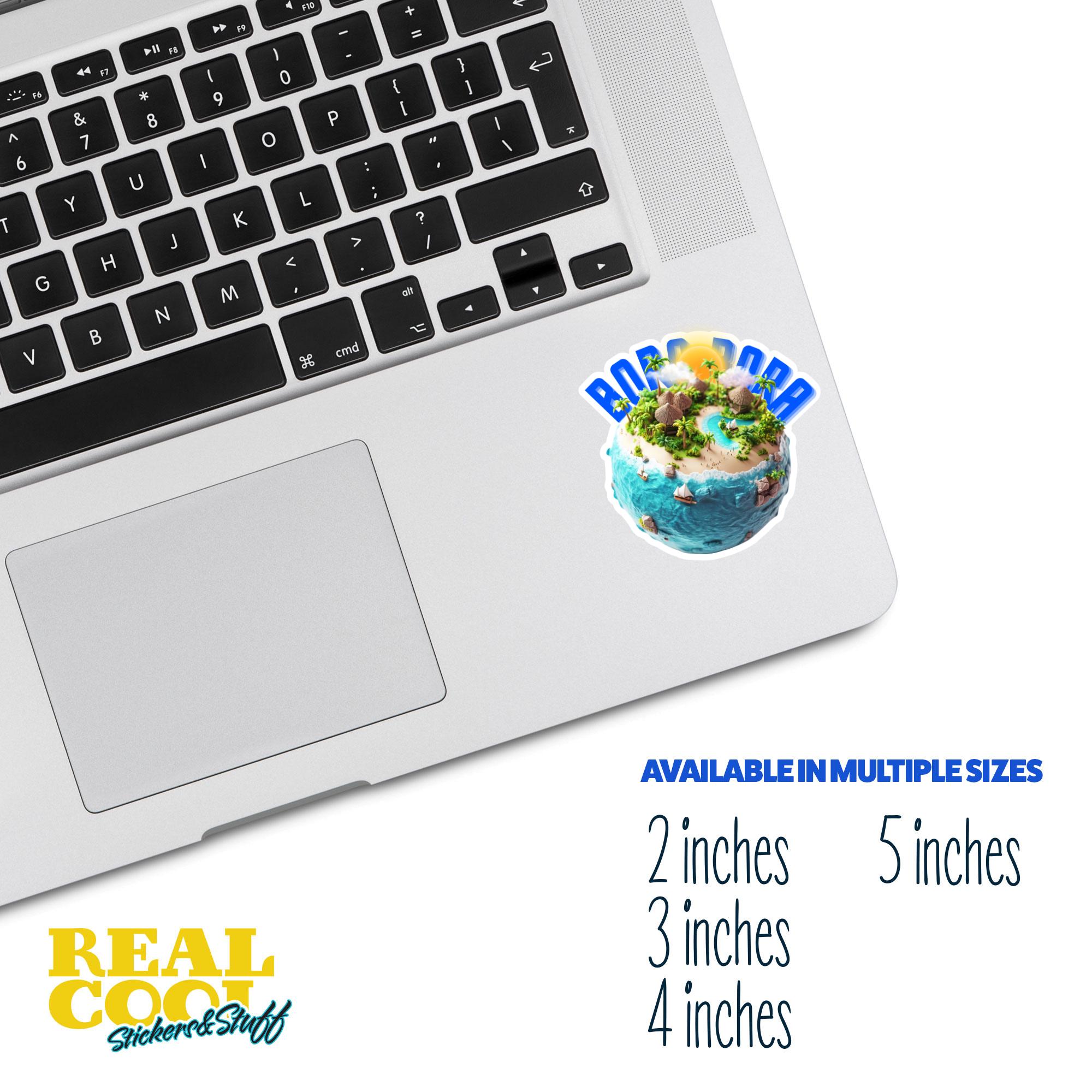 Bora Bora Sticker | Tropical Bora Bora Decal | Bora Bora Souvenir - Etsy