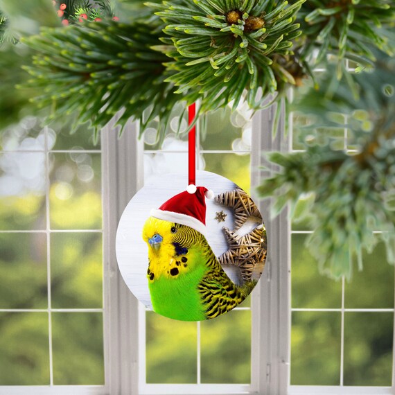 Parakeet christmas ornament Clearance
