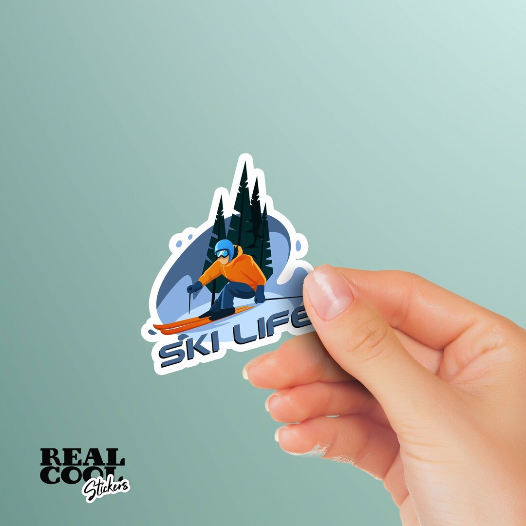 Timber Ridge Ski Sticker Ski Sticker Skiing Sticker Ski Life Sticker - Etsy
